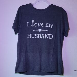 I Love My Husband Graphic T-Shirt